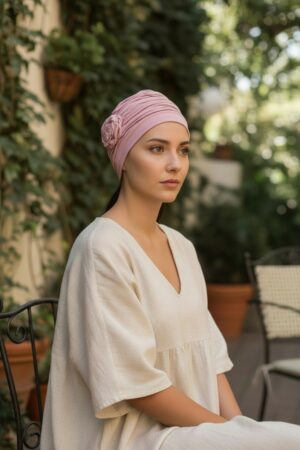 Turbante Ruche Flor