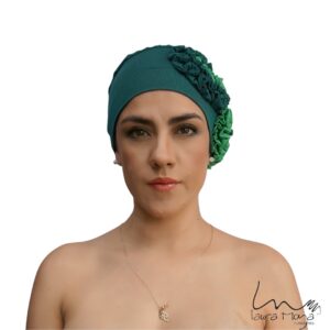 Turbante Anto Doble Flor